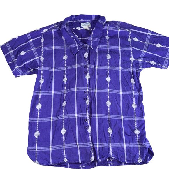 Vintage 1990’s Wrangler Womens‎ Western Button Up Shirt, Rare, Size Large - Picture 1 of 8